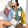627f0ed3-a3b2-4ef0-ac34-d25a9735a7aa.jpg Women's Elegant Color-Block Flannel Jacket Blazer with Pockets