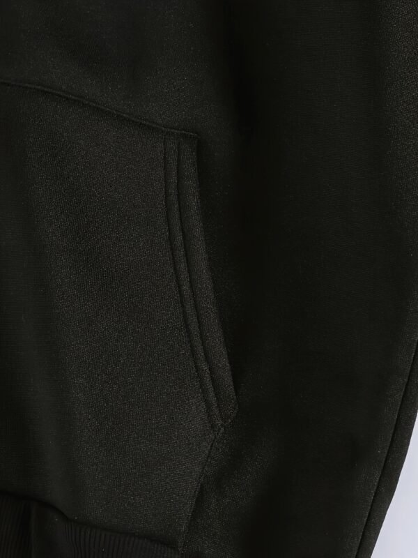 Men's Autumn & Winter Printed Hooded Zip-Up Jacket