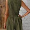 Fern Green Button Vest & Trouser Set