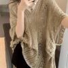 6aa8f16c-1551-43b5-b9ce-a30801164fdc.jpg Women's Swimwear Cover-Up Summer Air-Conditioning Shirt – M Size