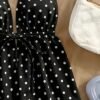 6e2f796a-e1b8-423d-b5ba-f935dfd8a1f4.jpg Sexy Backless Halter Neck Polka Dot Summer Blouse