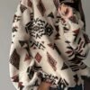 6f24a471-23b0-47fe-a2fc-86aed11d99ee.jpg Women's Plush Sweatshirt with Zipper Neck Detail