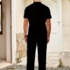 77f4594d-04bc-4a77-a0cb-c0c5cf0a76cc.jpg Men's Casual Short Sleeve Shirt & Pants Two-Piece Set