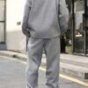 Men's Button-Up Casual Workwear Cardigan Jacket – Light Grey