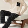 7f5765c6-f251-4c57-a0a0-16f4143dc8c2.jpg Men's Long Sleeve Round Neck Pullover with Pockets – Apricot
