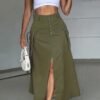 8450eaa4-bd7d-4234-be17-a7e49f291f29.jpg High-Waist Cargo Slit Maxi Skirt