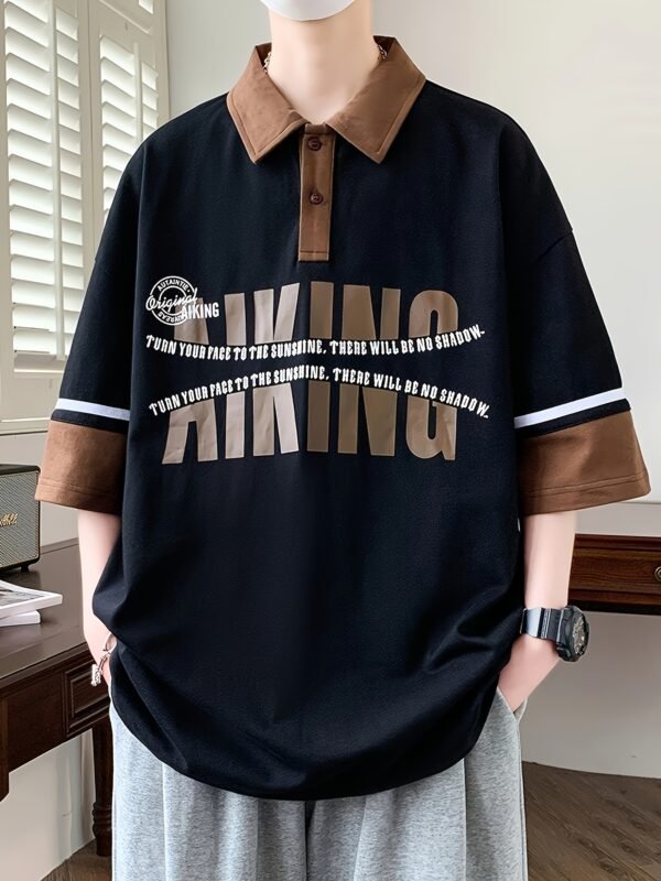 Men's Spring & Autumn Casual Polo Baseball Sports T-Shirt