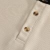 Men's Casual Color-Block Shirt & Drawstring Pants Set – Apricot