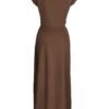 Round Neck Slim Fit Short Top High Waist Asymmetrical Skirt Set
