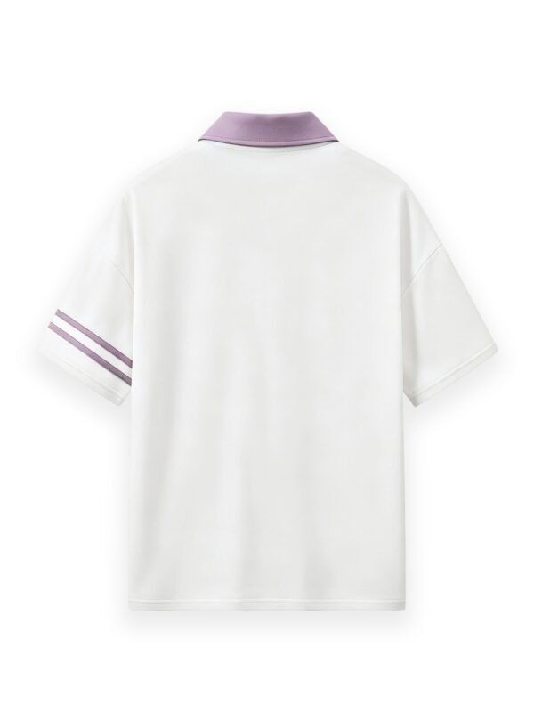 Men's Fashion Contrast Color Polo Shirt