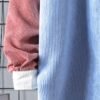 Men's Contrast Color Casual Shirt Jacket