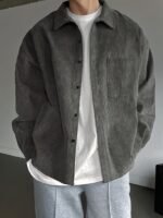 Men's Casual Lapel Button-Up Shirt