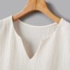 Men's Casual V-Neck Sleeveless Tank Top – Apricot