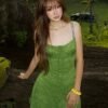 ae1b7dff-85fd-491c-a279-1d47d12d1004.jpg Retro Textured Swim Dress with Shorts Set