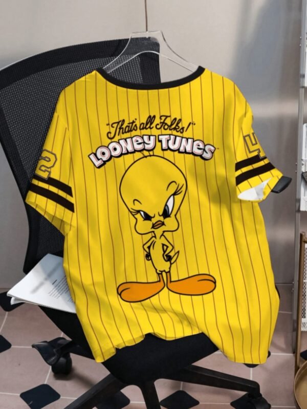 afbdee6fa5e14bb7ade7930f04c26c2c-goods.jpeg Men's Looney Tunes Graphic Short Sleeve T-Shirt – Yellow