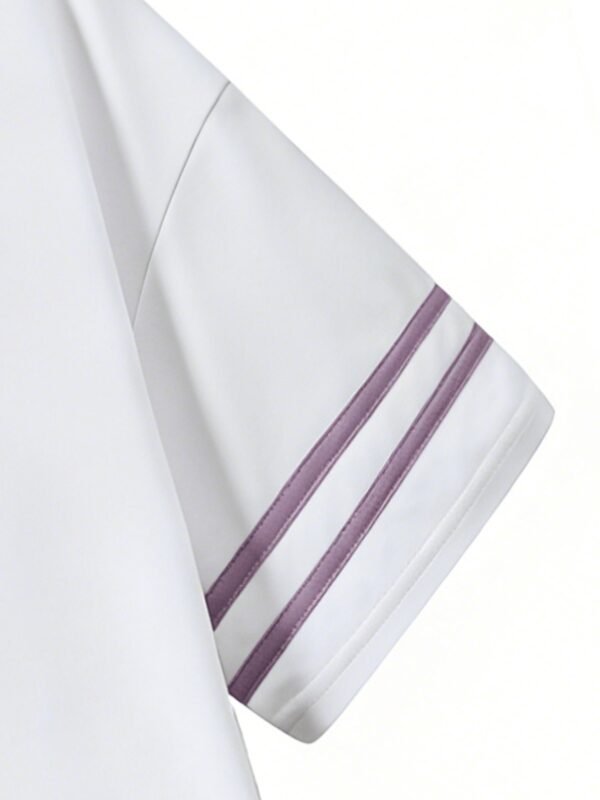 Men's Fashion Contrast Color Polo Shirt