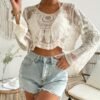 b20bda1e-b59a-4cbe-b4fa-268bb92365bf.jpg Lace Sexy Cover-Up Bikini Swimsuit Mesh Beach Dress Vacation Style