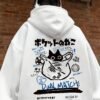 b36ea9bd-7c6d-4c67-a62a-4cc8c696e304.jpg Men's Minimalist Kitten Print Hooded Sweatshirt with Pocket
