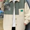 Winter New Men's Shirt-Style Jacket Coat with Lapel
