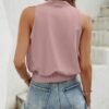 Pink V-Neck Casual Elegant Midi Dress