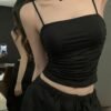 c324faac7b1245229f4711d5fd5743a8-goods.jpeg Black Solid Color Women's Sexy Camisole Top