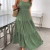 Chic Off-Shoulder Solid Colour Dress