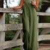 Army Green Utility Jumpsuit