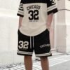 Men's Casual Crew Neck T-Shirt & Shorts 2-Piece Set