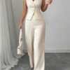 cd464e50-34bd-40a7-bf0b-071f0a29427a.jpg Women'S Elegant Sleeveless Vest And Pants Set