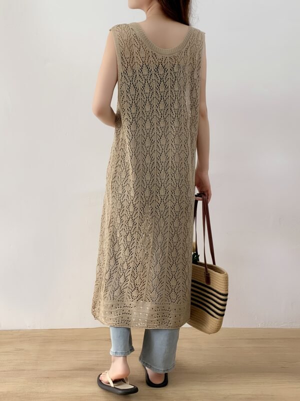 d376d27e-9093-431d-a4f1-c3776c86cf22.jpg Women's Hollow Embroidery Hooded Cover-Up Vest Dress – Khaki
