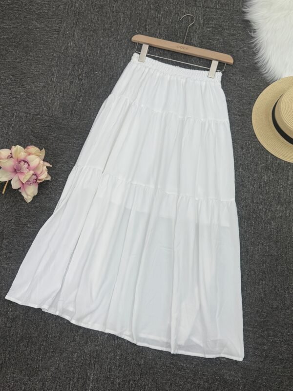 Women's Elegant Patchwork Mid-Length Skirt