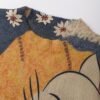 Women's White Cat & Floral Print Crew Neck Sweater