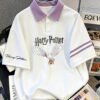 Men's Fashion Contrast Color Polo Shirt