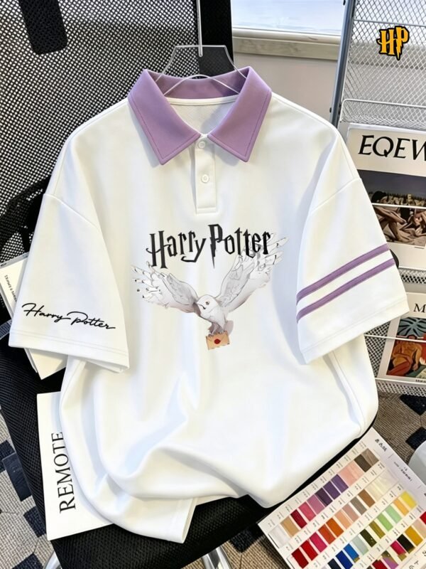Men's Fashion Contrast Color Polo Shirt