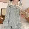 e666cdd7-8587-4fc8-b1c7-facbd587eb35.jpg Women's Summer Lightweight Petal Sleeve Pajama Set