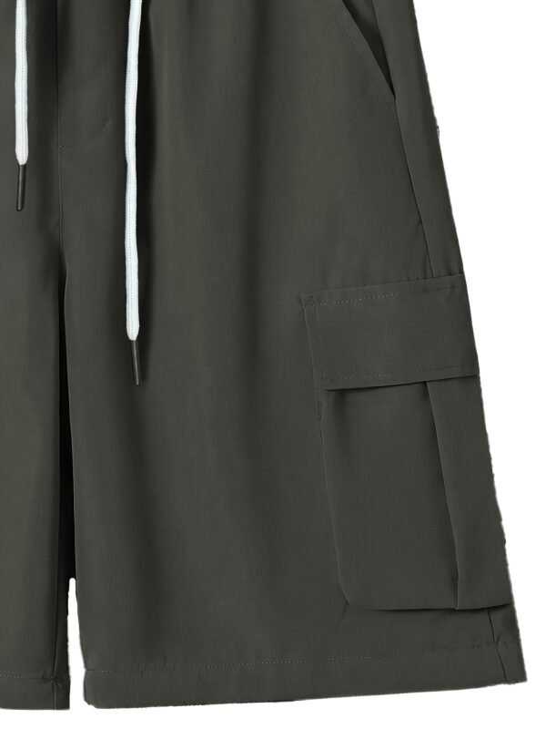 e77fd56a-6647-465e-94df-954a16db9711.jpg Men's Casual Athletic Top & Bottom 2-Piece Set – Black / Army Green