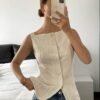 ea2ae879-d2d8-4f1d-b750-e0b07a752b1e.jpg Geometric Textured Sleeveless Vest Top
