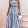 eab9c62e-e636-4a4d-9f99-114eabaabb85.jpg Floral Ruffle Bustier Maxi Dress Set