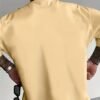 Men's Trendy Doll Graffiti Print Casual Short Sleeve T-Shirt – Khaki