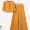 ef141507baf2485d9029c39c085756be-goods.jpeg Puff Sleeve Shirt & Wide-Leg Trouser Set