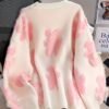 ef14264e-b924-44c2-b3ab-8cbc61270f1b.jpg Women's Elegant Bear & Bowknot Knit Sweater – Pink
