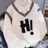 f1ec7a6f-977d-40f3-b5d6-6e6191eb3eee.jpg American Retro College Style Color-Block Fake Two-Piece Polo Collar Long Sleeve Top for Women