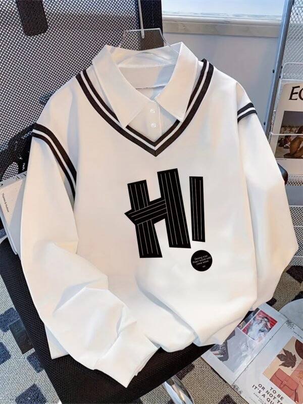 f1ec7a6f-977d-40f3-b5d6-6e6191eb3eee.jpg American Retro College Style Color-Block Fake Two-Piece Polo Collar Long Sleeve Top for Women