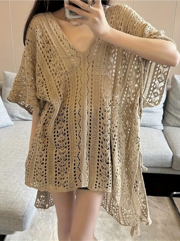 f8562e3c-1e52-4a9b-a2eb-8e2a1066c9ff.jpg Women's Swimwear Cover-Up Summer Air-Conditioning Shirt – M Size