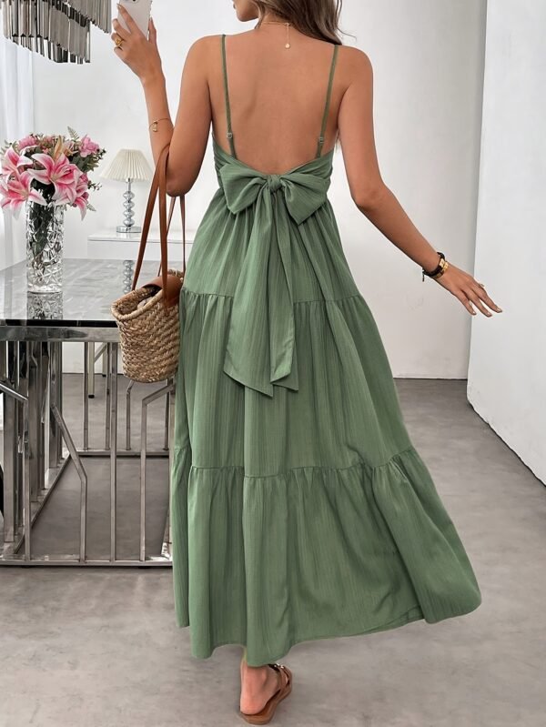 Chic Off-Shoulder Solid Colour Dress